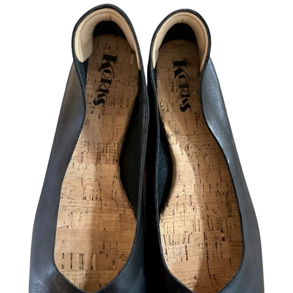 KORKS Padilla Slip On Comfort Leather Square Toe Flats - Picture 5 of 12